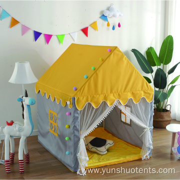 Indoor children's castle tent play house